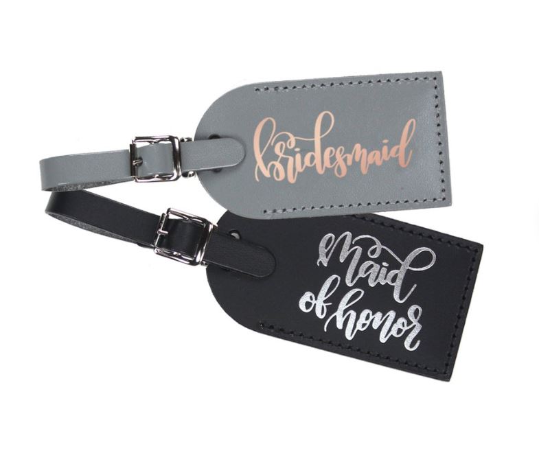 bridesmaid luggage tag