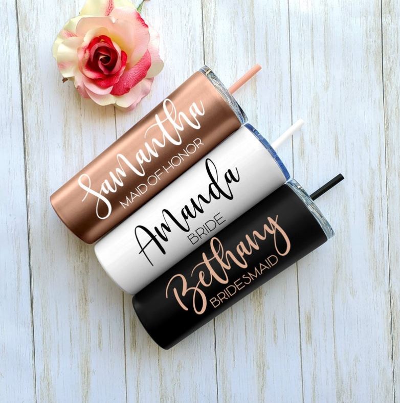 bridesmaid tumblers